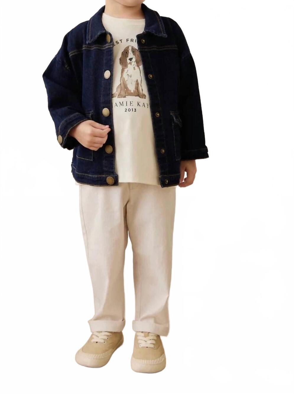 NEW JAMIE KAY arbor jacket in mid indigo denim